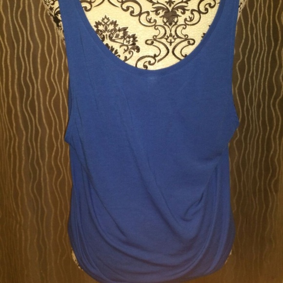 FAULT IN OUR STARS cobalt blue tank top OKAY L XL - Picture 6 of 6